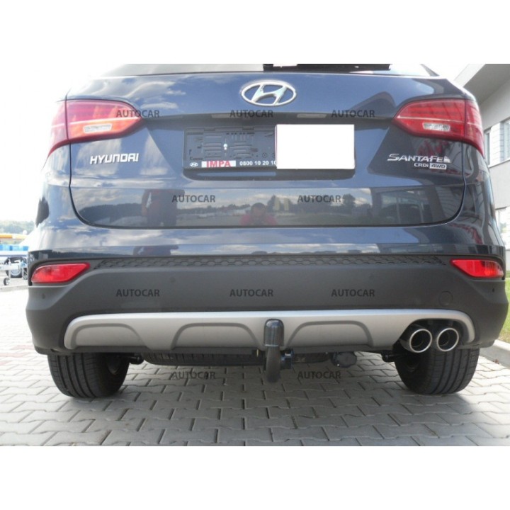 Cârlig de Remorcare, Auto-Hak, Sistem Demontabil Vertical, Hyundai Santa Fe 5 Uși 2012 - 2018 - EDK.ro