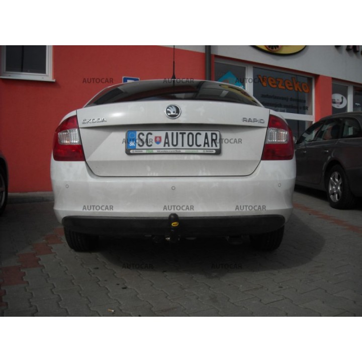 Cârlig de Remorcare, Auto-Hak, Sistem Semi-Demontabil, Škoda Rapid 2012 - Prezent - EDK.ro