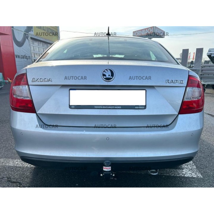 Cârlig de Remorcare, Auto-Hak, Sistem Demontabil Automat, Škoda Rapid 2012 - Prezent - EDK.ro