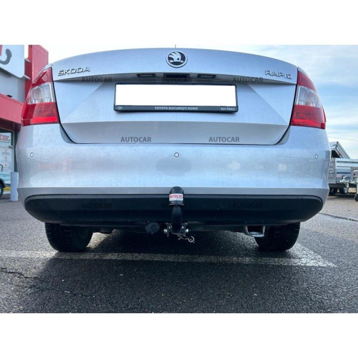 Cârlig de Remorcare, Auto-Hak, Sistem Demontabil Automat, Škoda Rapid 2012 - Prezent - EDK.ro
