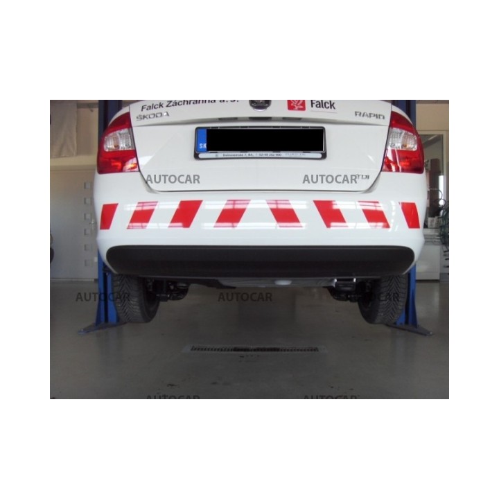 Cârlig de Remorcare, Auto-Hak, Sistem Demontabil Vertical, Škoda Rapid 2012 - Prezent - EDK.ro