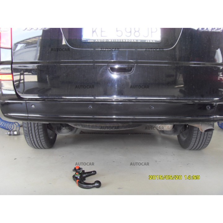 Cârlig de Remorcare Detașabil Vertical cu Cheie, Westfalia Automotive II a, Mercedes-Benz Vito 2003 - 2014 - EDK.ro