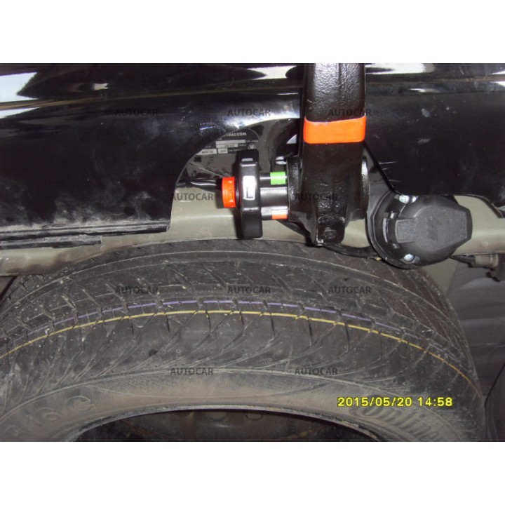 Cârlig de Remorcare Detașabil Vertical cu Cheie, Westfalia Automotive II a, Mercedes-Benz Vito 2003 - 2014 - EDK.ro