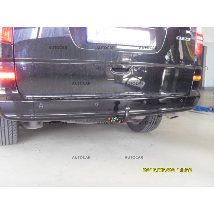 Vertical Detachable Towbar with Key, Westfalia Automotive II a, Mercedes-Benz Vito / Viano 2003 - 2014 - EDK.ro