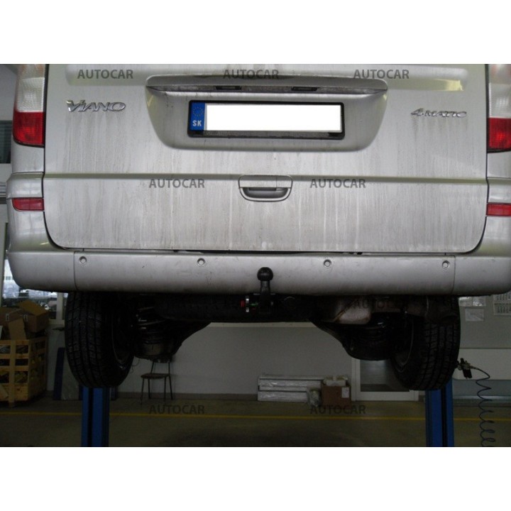 Vertical Detachable Towbar with Key, Westfalia Automotive II a, Mercedes-Benz Vito 2003 - 2014 - EDK.ro