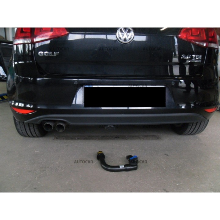 Cârlig de Remorcare, Auto-Hak, Sistem Demontabil Vertical, Volkswagen Golf 5 Uși 2012 - 2016 - EDK.ro