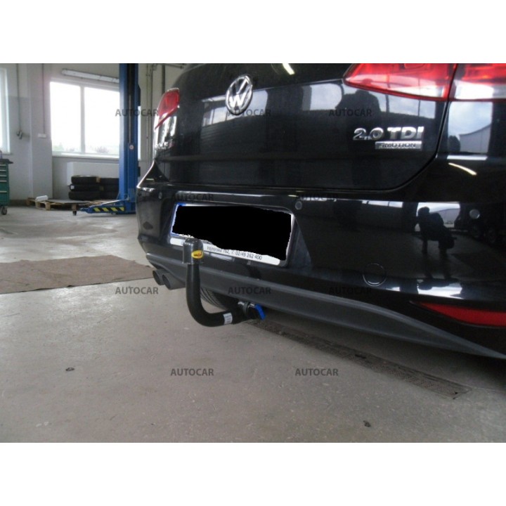 Cârlig de Remorcare, Auto-Hak, Sistem Demontabil Vertical, Volkswagen Golf 5 Uși 2012 - 2016 - EDK.ro