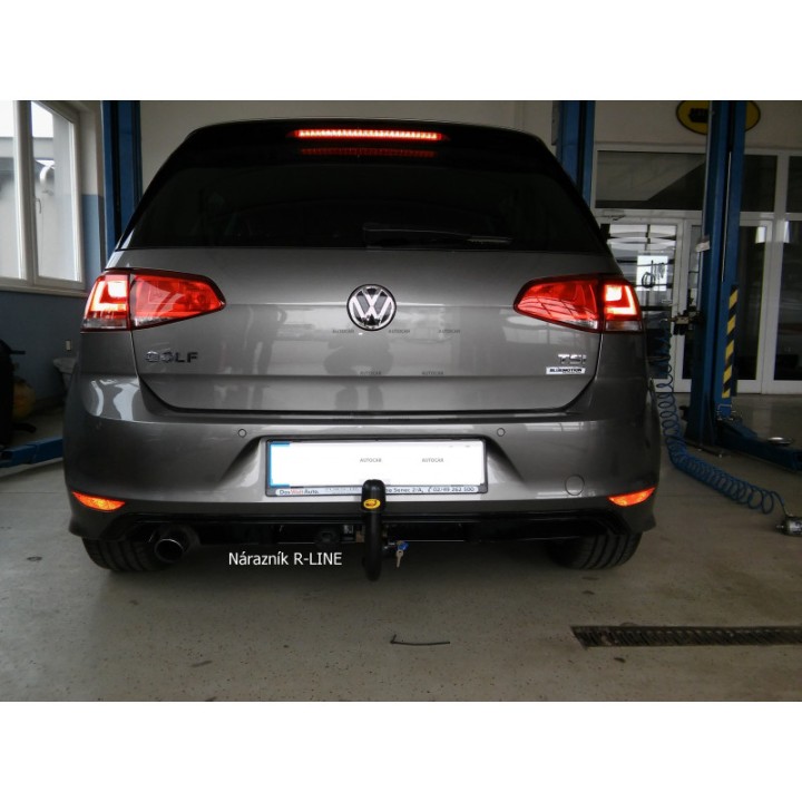 Cârlig de Remorcare, Auto-Hak, Sistem Demontabil Vertical, Volkswagen Golf 5 Uși 2012 - 2016 - EDK.ro