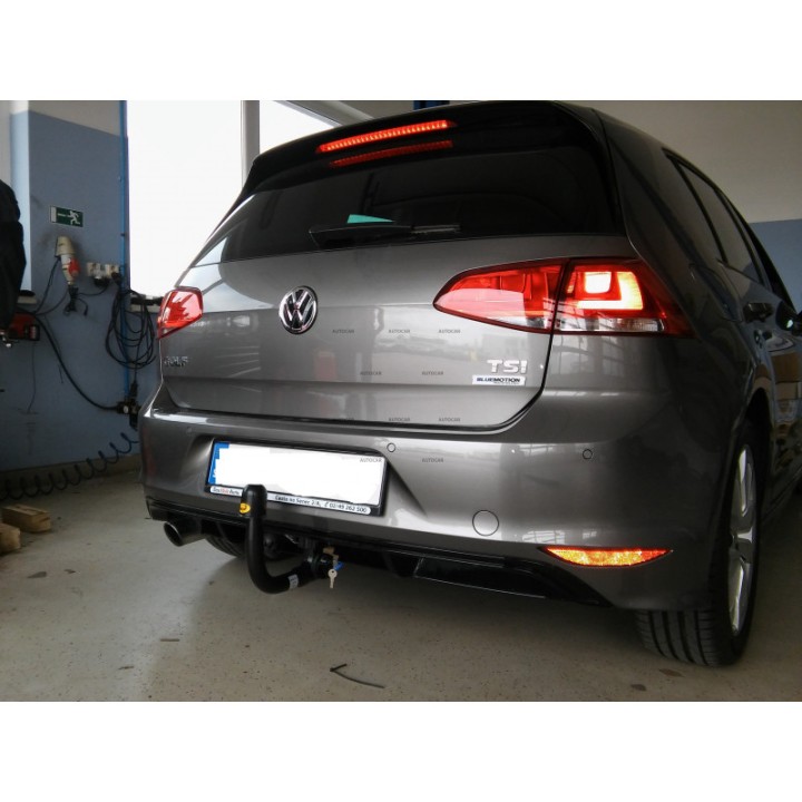 Towbar, Auto-Hak, Vertical Detachable System, Volkswagen Golf 5-Door 2012 - 2016 - EDK.ro