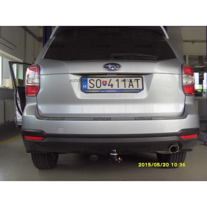 Vertical Detachable Towbar with Key, Westfalia Automotive 5 Doors, Subaru Forester 2013 - 2018 - EDK.ro