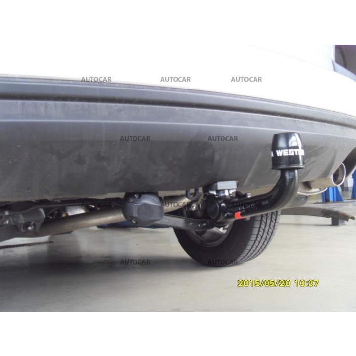 Vertical Detachable Towbar with Key, Westfalia Automotive 5 Doors, Subaru Forester 2013 - Present - EDK.ro
