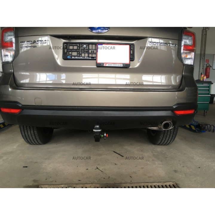Vertical Detachable Towbar with Key, Westfalia Automotive 5 Doors, Subaru Forester 2013 - Present - EDK.ro