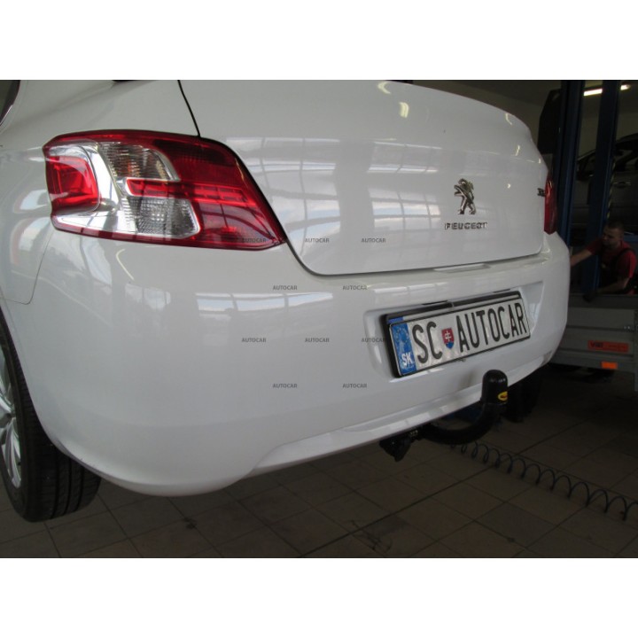 Towbar, Auto-Hak, Semi-Detachable System, Peugeot 301 2013 - Present - EDK.ro