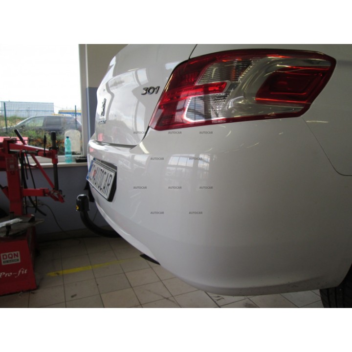 Towbar, Auto-Hak, Semi-Detachable System, Peugeot 301 2013 - Present - EDK.ro
