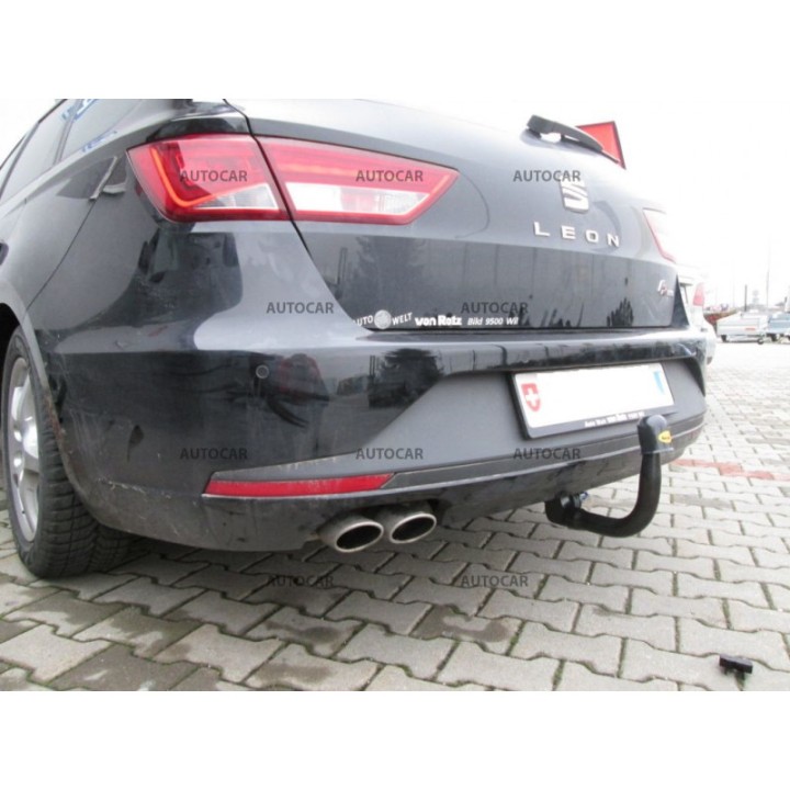 Towbar, Auto-Hak, Vertical Detachable System, Seat Leon 2012 - 2020 - EDK.ro
