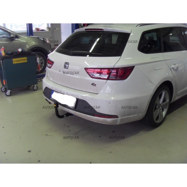 Cârlig de Remorcare, Auto-Hak, Sistem Demontabil Vertical, Seat Leon 2012 - 2020 - EDK.ro