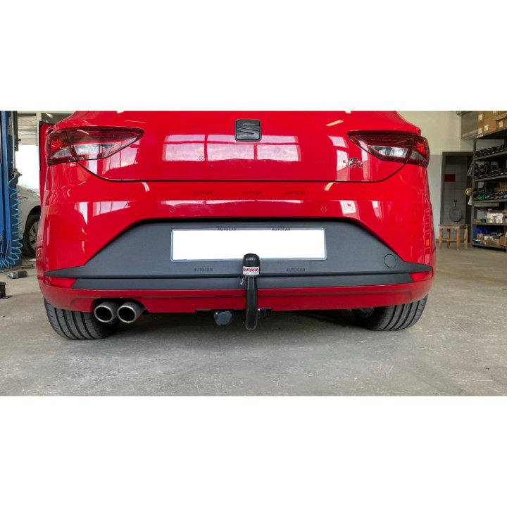 Cârlig de Remorcare, Auto-Hak, Sistem Demontabil Vertical, Seat Leon 2012 - 2020 - EDK.ro