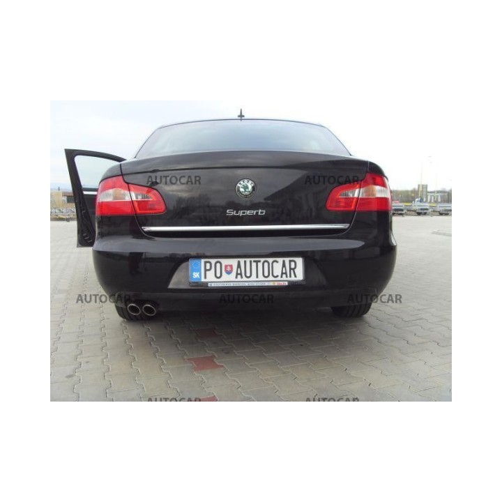 Vertical Detachable Towbar with Key, Westfalia Automotive 4 Doors Combi, Škoda Superb 2004 - Present - EDK.ro