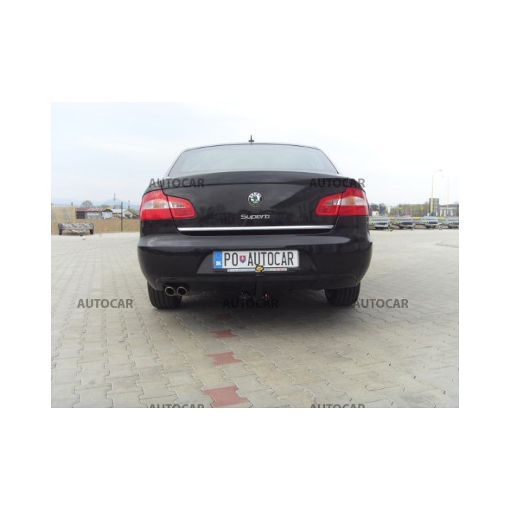 Vertical Detachable Towbar with Key, Westfalia Automotive 4 Doors Combi, Škoda Superb 2004 - Present - EDK.ro