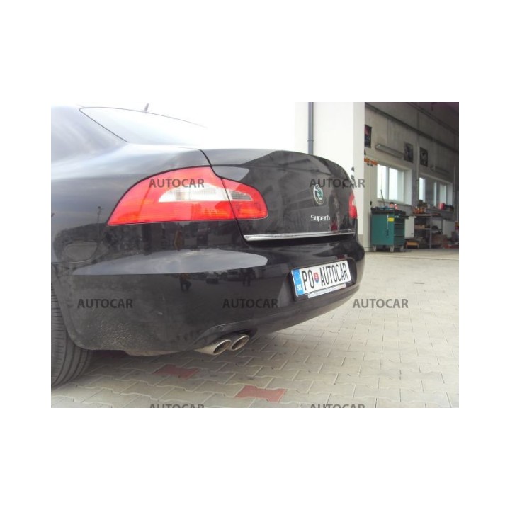 Vertical Detachable Towbar with Key, Westfalia Automotive 4 Doors Combi, Škoda Superb 2008 - 2014 - EDK.ro