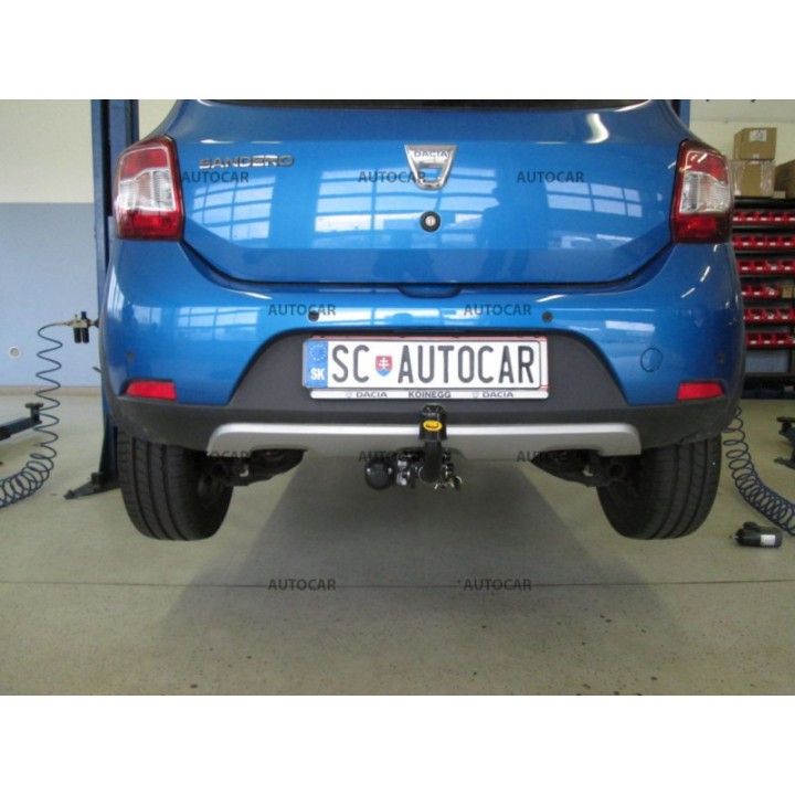 Towbar, Auto-Hak, Automatic Detachable System, Dacia Sandero Stepway 2013 - 2020 - EDK.ro
