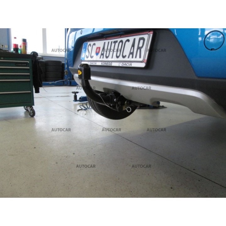 Cârlig de Remorcare, Auto-Hak, Sistem Demontabil Automat, Dacia Sandero Stepway 2013 - 2020 - EDK.ro