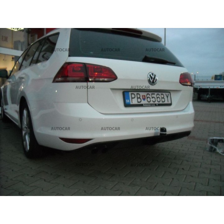 Vertical Detachable Towbar with Key, Westfalia Automotive VII Estate, Volkswagen Golf 2013 - Present - EDK.ro