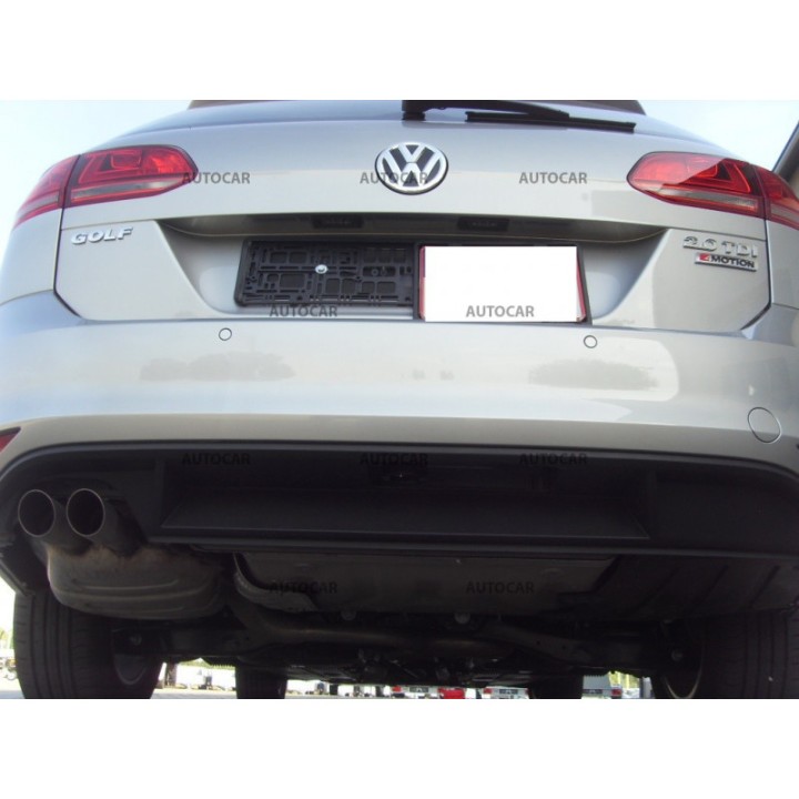 Vertical Detachable Towbar with Key, Westfalia Automotive VII Estate, Volkswagen Golf 2013 - Present - EDK.ro