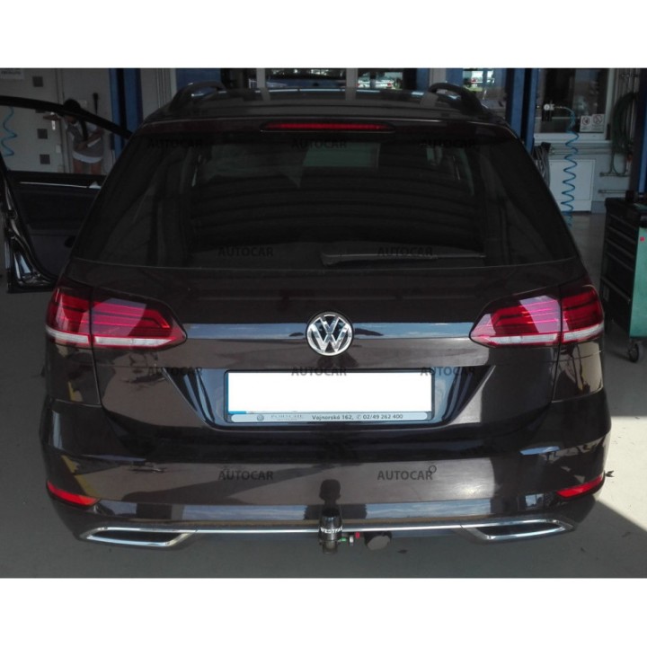Vertical Detachable Towbar with Key, Westfalia Automotive VII Estate, Volkswagen Golf 2013 - Present - EDK.ro