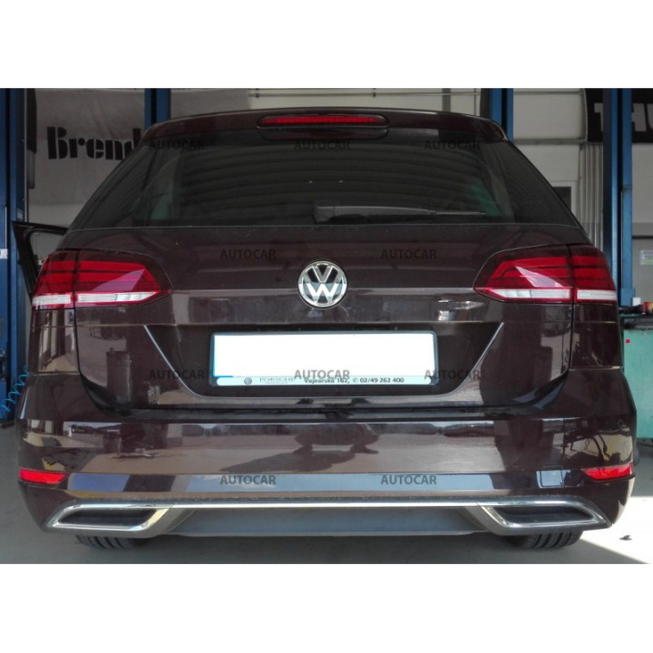 Vertical Detachable Towbar with Key, Westfalia Automotive VII Estate, Volkswagen Golf 2013 - Present - EDK.ro