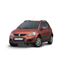 Bullbar Omologat RAR, Steeler 4x4 "A" Bar cu Placă, Culoare Negru, Suzuki SX4 2006 - 2013 - EDK.ro