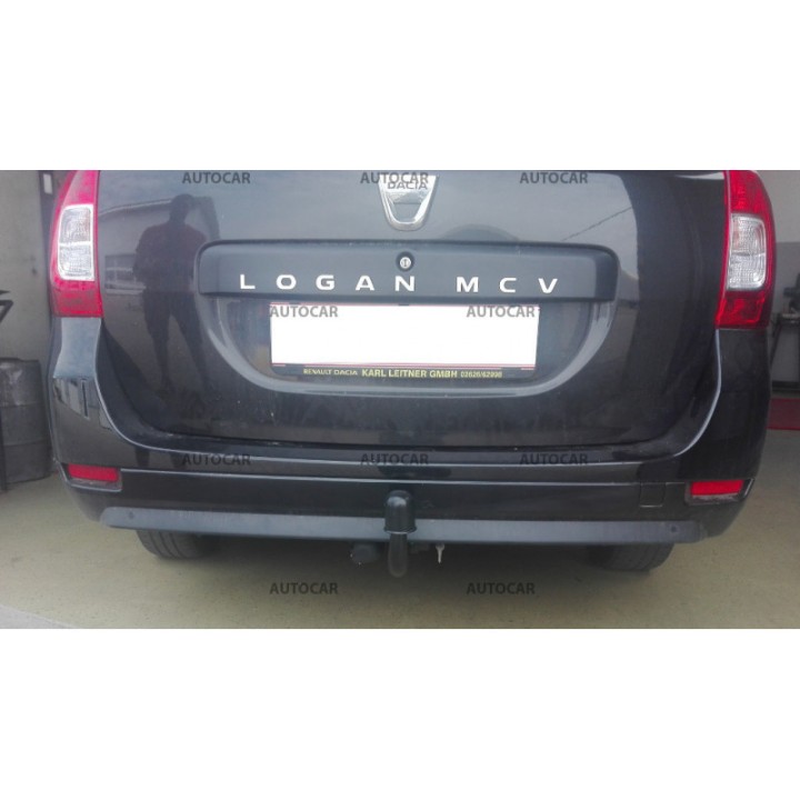 Cârlig de Remorcare, Auto-Hak, Sistem Demontabil Vertical, Dacia Logan Combi 2013 - Prezent - EDK.ro