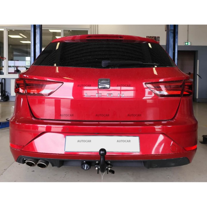 Cârlig de Remorcare, Auto-Hak, Sistem Demontabil Automat, Seat Leon 2013 - 2020 - EDK.ro