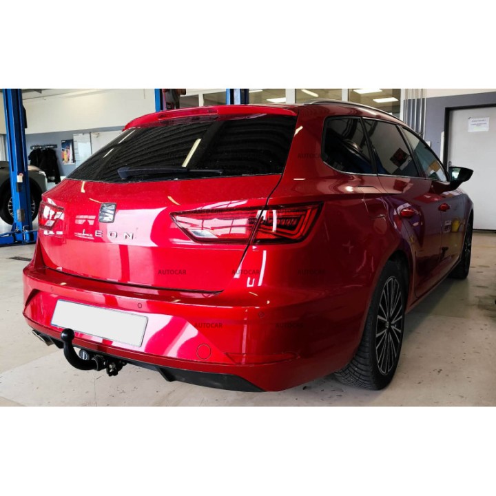 Cârlig de Remorcare, Auto-Hak, Sistem Demontabil Automat, Seat Leon 2013 - 2020 - EDK.ro