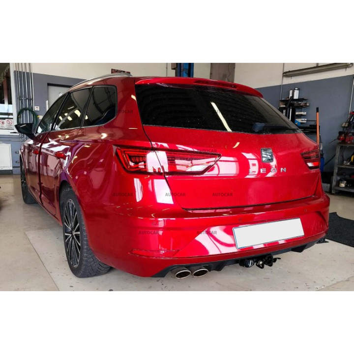 Cârlig de Remorcare, Auto-Hak, Sistem Demontabil Automat, Seat Leon 2013 - 2020 - EDK.ro