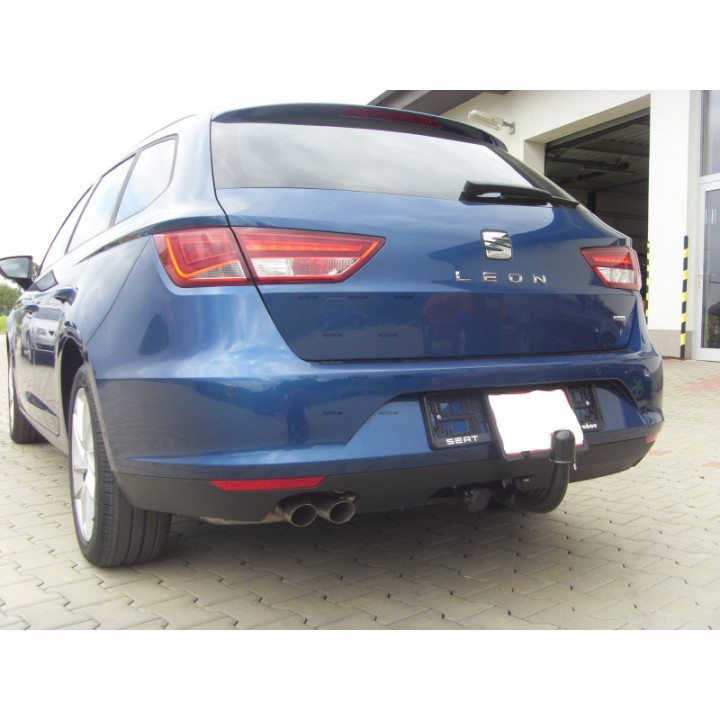 Cârlig de Remorcare, Auto-Hak, Sistem Demontabil Vertical, Seat Leon 2013 - 2020 - EDK.ro