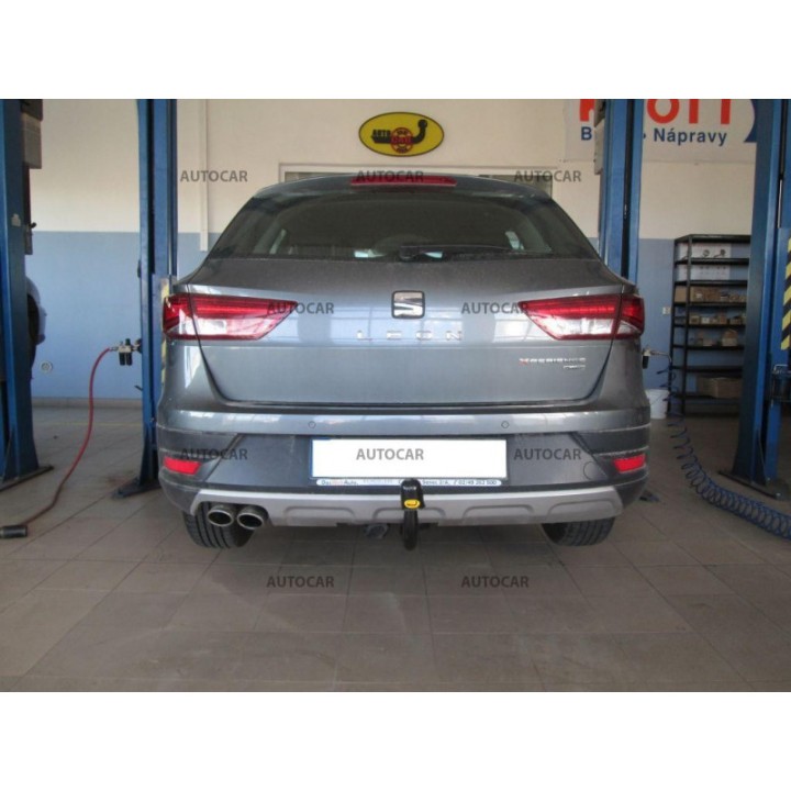 Cârlig de Remorcare, Auto-Hak, Sistem Demontabil Vertical, Seat Leon 2013 - 2020 - EDK.ro