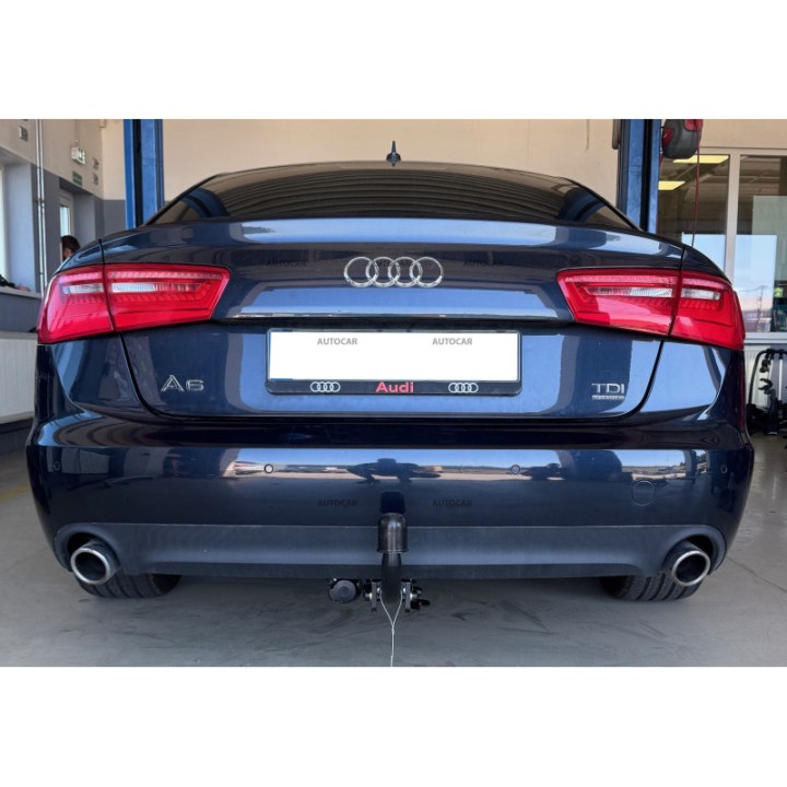 Cârlig de Remorcare, Auto-Hak, Sistem Demontabil Automat, Audi A6 2011 - 2014 - EDK.ro