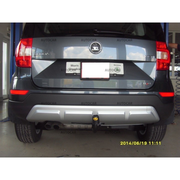 Cârlig de Remorcare, Auto-Hak, Sistem Demontabil Vertical, Škoda Yeti 2014 - 2017 - EDK.ro