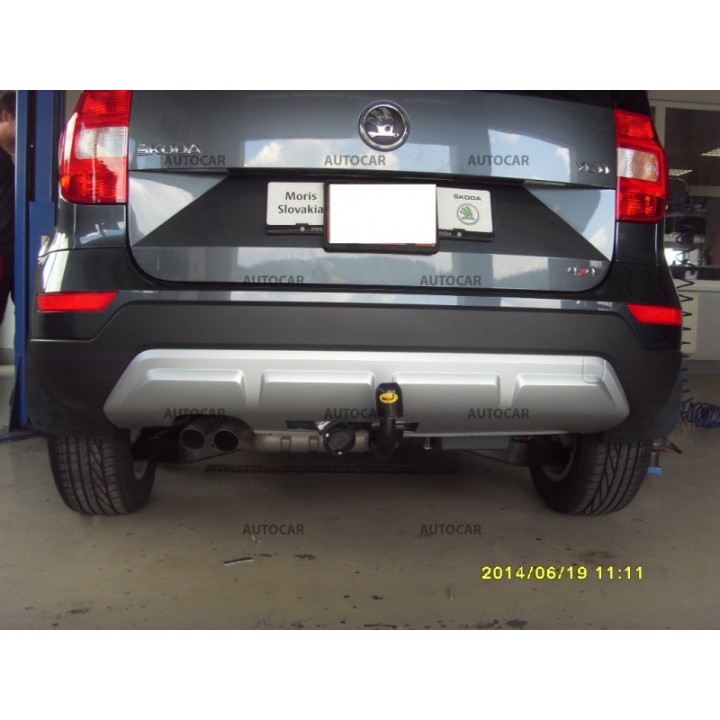 Towbar, Auto-Hak, Vertical Detachable System, Škoda Yeti 2014 - Present - EDK.ro