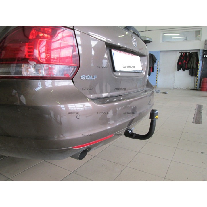 Towbar, Auto-Hak, Vertical Detachable System, Volkswagen Golf Station Wagon 2007 - 2012 - EDK.ro