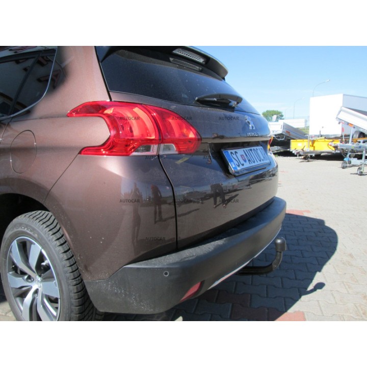 Vertical Detachable Towbar with Key, Westfalia Automotive 5 Doors, Peugeot 2008 2013 - 2019 - EDK.ro