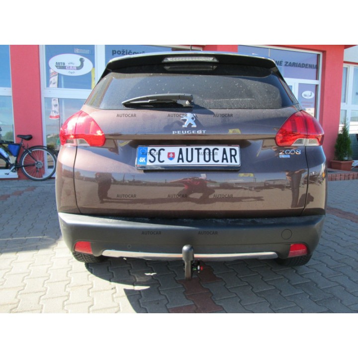 Vertical Detachable Towbar with Key, Westfalia Automotive 5 Doors, Peugeot 2008 2013 - 2019 - EDK.ro