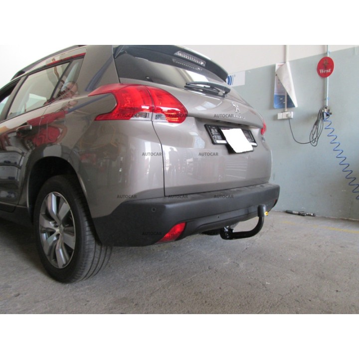Vertical Detachable Towbar with Key, Westfalia Automotive 5 Doors, Peugeot 2008 2013 - 2019 - EDK.ro