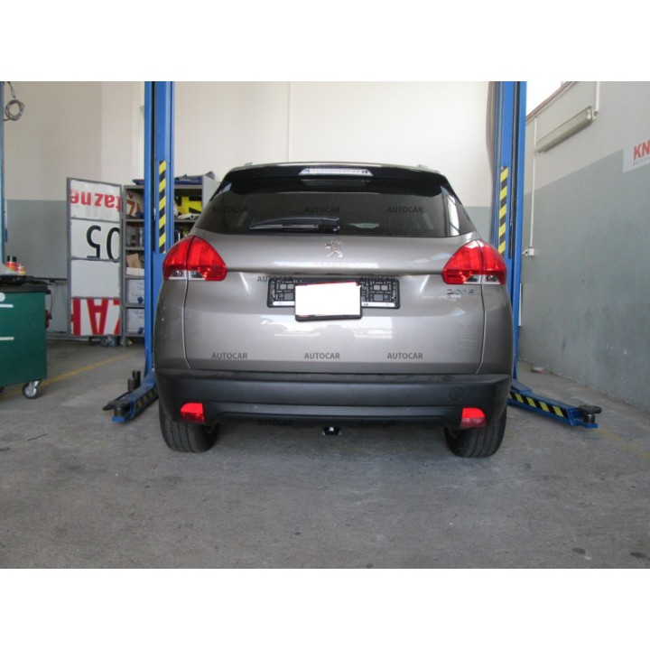 Vertical Detachable Towbar with Key, Westfalia Automotive 5 Doors, Peugeot 2008 2013 - 2019 - EDK.ro