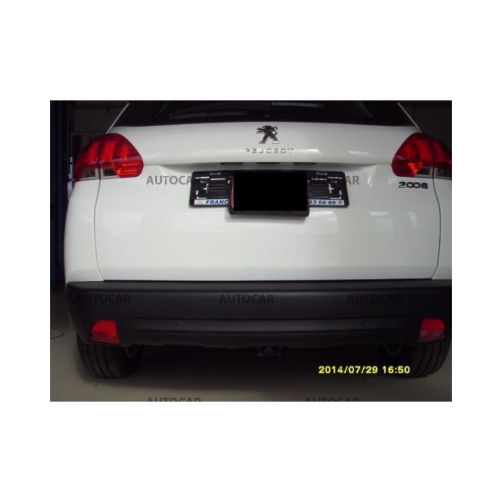 Cârlig de Remorcare Detașabil Vertical cu Cheie, Westfalia Automotive 5 Uși, Peugeot 2008 2013 - 2019 - EDK.ro