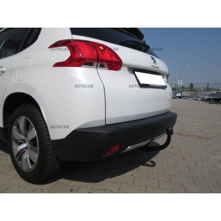 Vertical Detachable Towbar with Key, Westfalia Automotive 5 Doors, Peugeot 2008 2013 - 2019 - EDK.ro