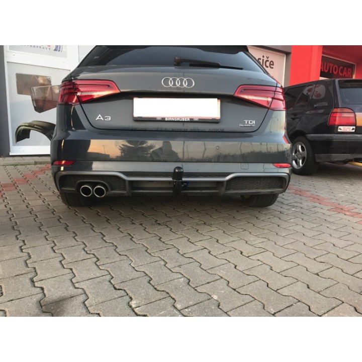 Cârlig de Remorcare, Auto-Hak, Sistem Demontabil Vertical, Audi A3 3/5 Uși 2013 - 2016 - EDK.ro