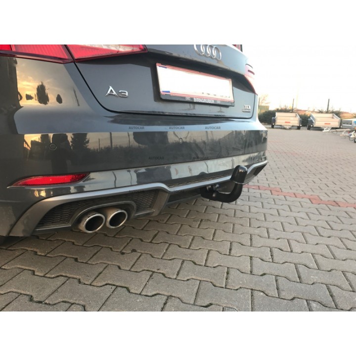 Cârlig de Remorcare, Auto-Hak, Sistem Demontabil Vertical, Audi A3 3/5 Uși 2013 - 2016 - EDK.ro