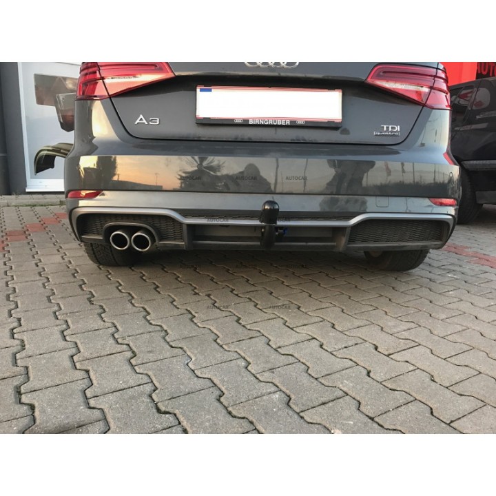 Cârlig de Remorcare, Auto-Hak, Sistem Demontabil Vertical, Audi A3 3/5 Uși 2013 - 2016 - EDK.ro